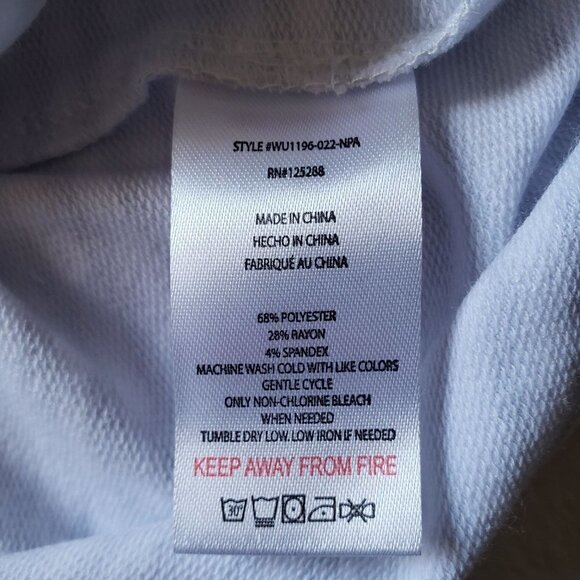 Rae Dunn Adventure Awaits Berkeley Hoodie Sweatshirt Striped Pullover Size Small - Picture 7 of 9